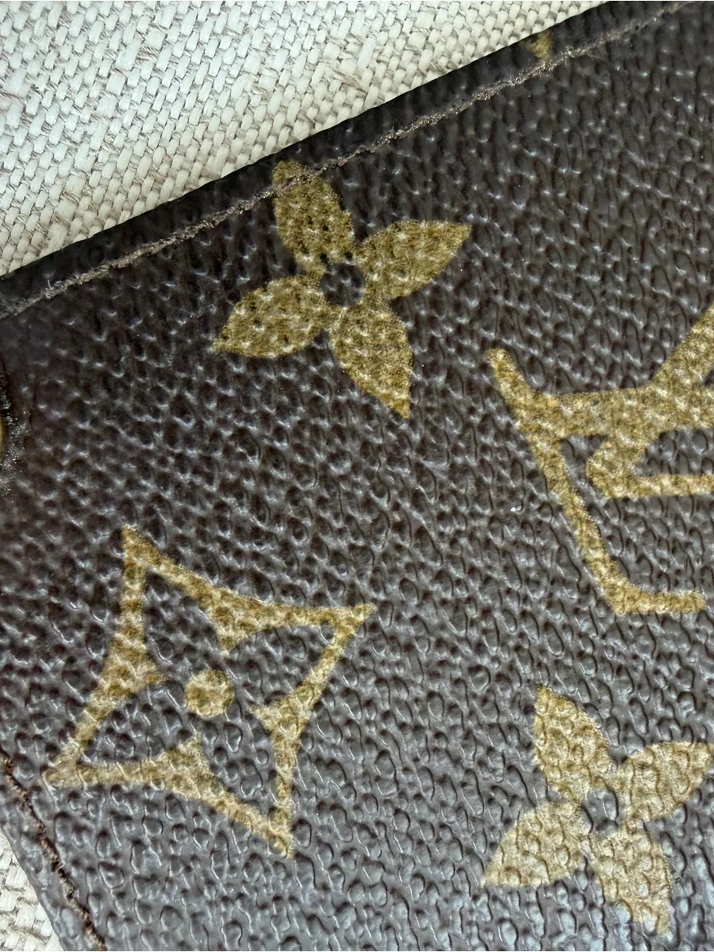 Vintage Louis Vuitton Monogram Porte Cartes Pression 1989
